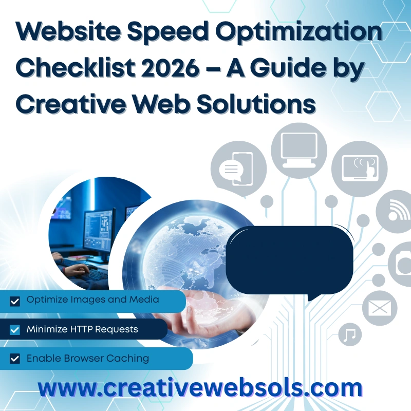 Website Speed Optimization Checklist 2025 – A Guide by Creative Web Solutions